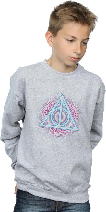 Image du produit - Sweat NEON DEATHLY HALLOWS - Garçon (140, 146)