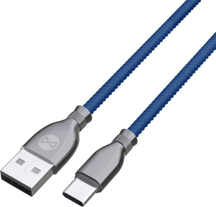 Actual product image Forever Tornado cable USB - USB-C 1,0 m 3A navy blue (1 m, 60 W)