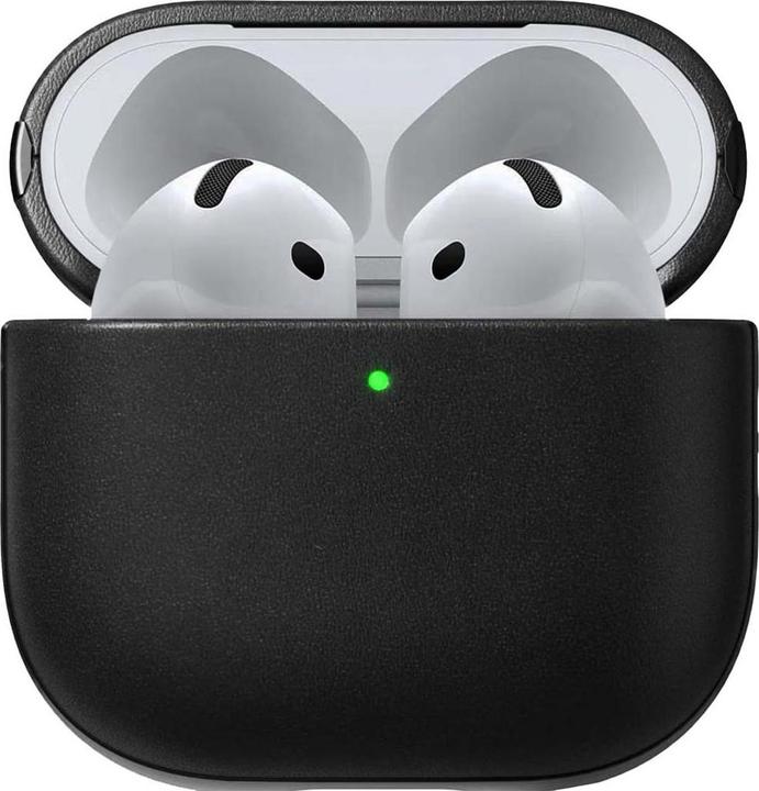 Produktbild Nomad Modern Leather Case Airpods 4 Black (Kopfhörer Tasche)