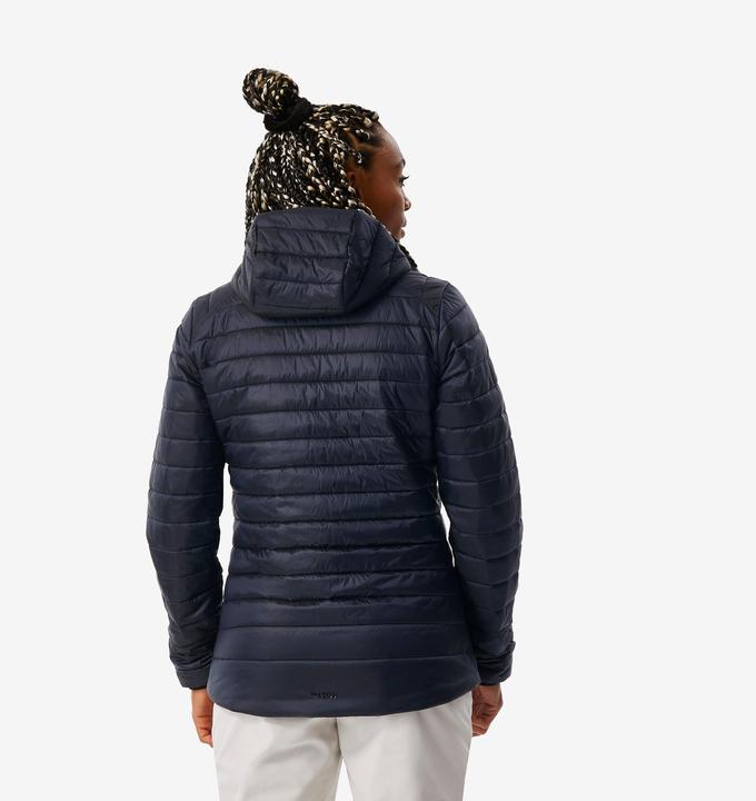 Actual product image Wedze Women's ski jacket down jacket light and warm - 500 blue/black (L)