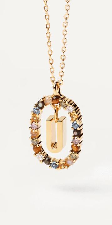 Actual product image Pd Paola New Letters U Necklace (Silver 925, 50 cm)