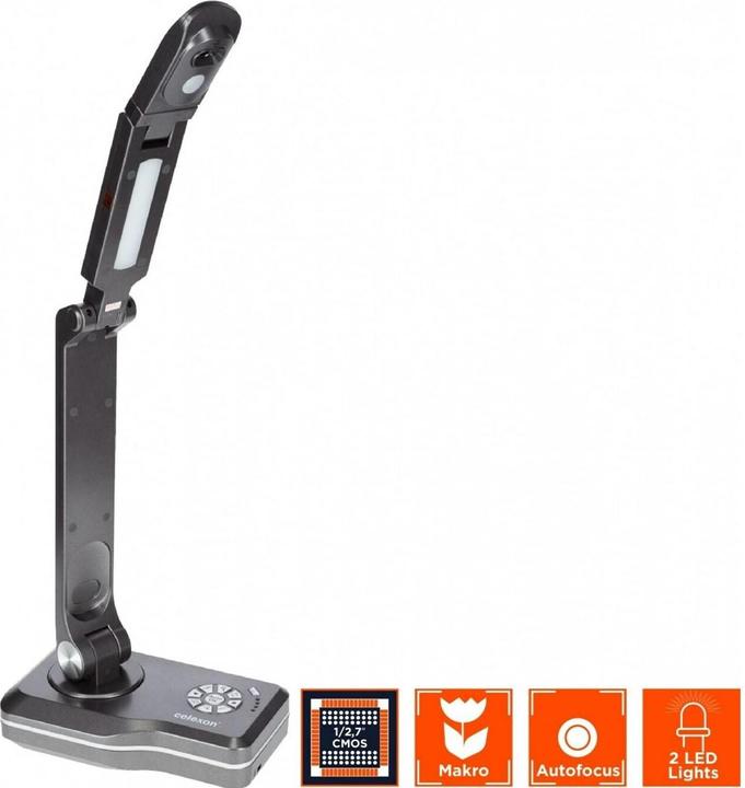 Productafbeelding Celexon Documentcamera DK800 - Full-HD 8 Mega Pixel 10x digitale zoom 2x LED USB SD (Volledige HD, A3)