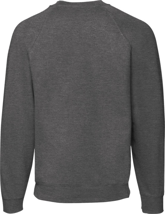 Actual product image Fruit of the Loom Mens Classic 80/20 Raglan Sweatshirt (M)