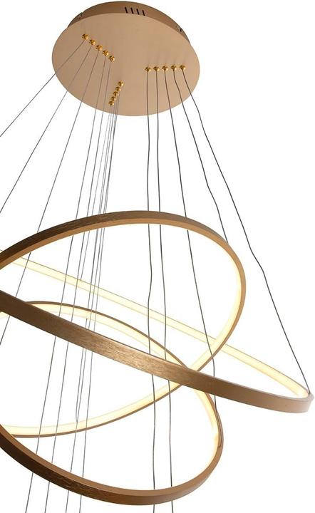 Image du produit Lustre plafonnier doré