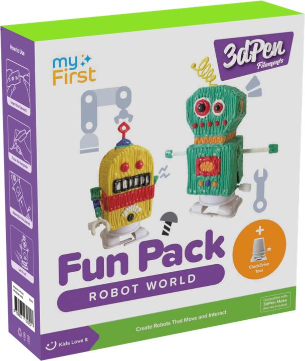 myFirst 3D Pen Filaments Robot World (Multicolore)