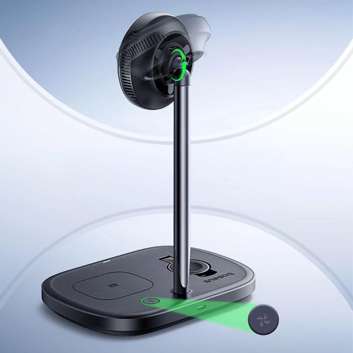 Image du produit Baseus EnerFill FS41 3w1 z chłodzeniem z wtyczką UE 45W i kablem USB-C do USB-C - czarna (45 W)
