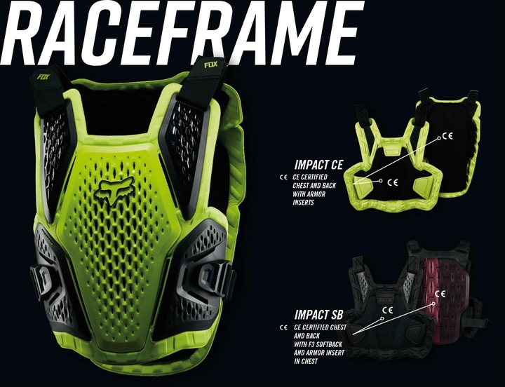 Productafbeelding Fox Raceframe Impact (Eén maat voor iedereen, Bescherming van de rug, Borstbeschermer, Enkel stuk)