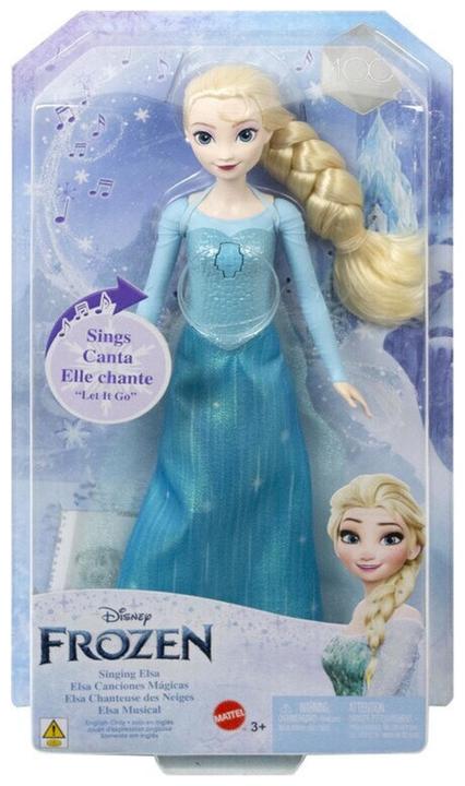 Produktbild Mattel Disney Frozen Singende Puppe Prinzessin Elsa aus dem Eiskönigreich JDX52