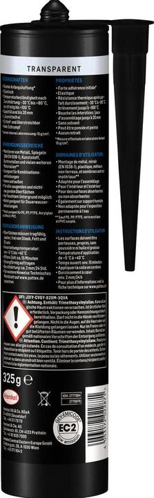 Produktbild Pattex Montagekleber Metall (325 g)