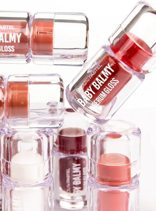 Actual product image Pastel Cosmetics Show By Pastel Baby Balmy Serum Gloss 39 Haunted (Wine red)