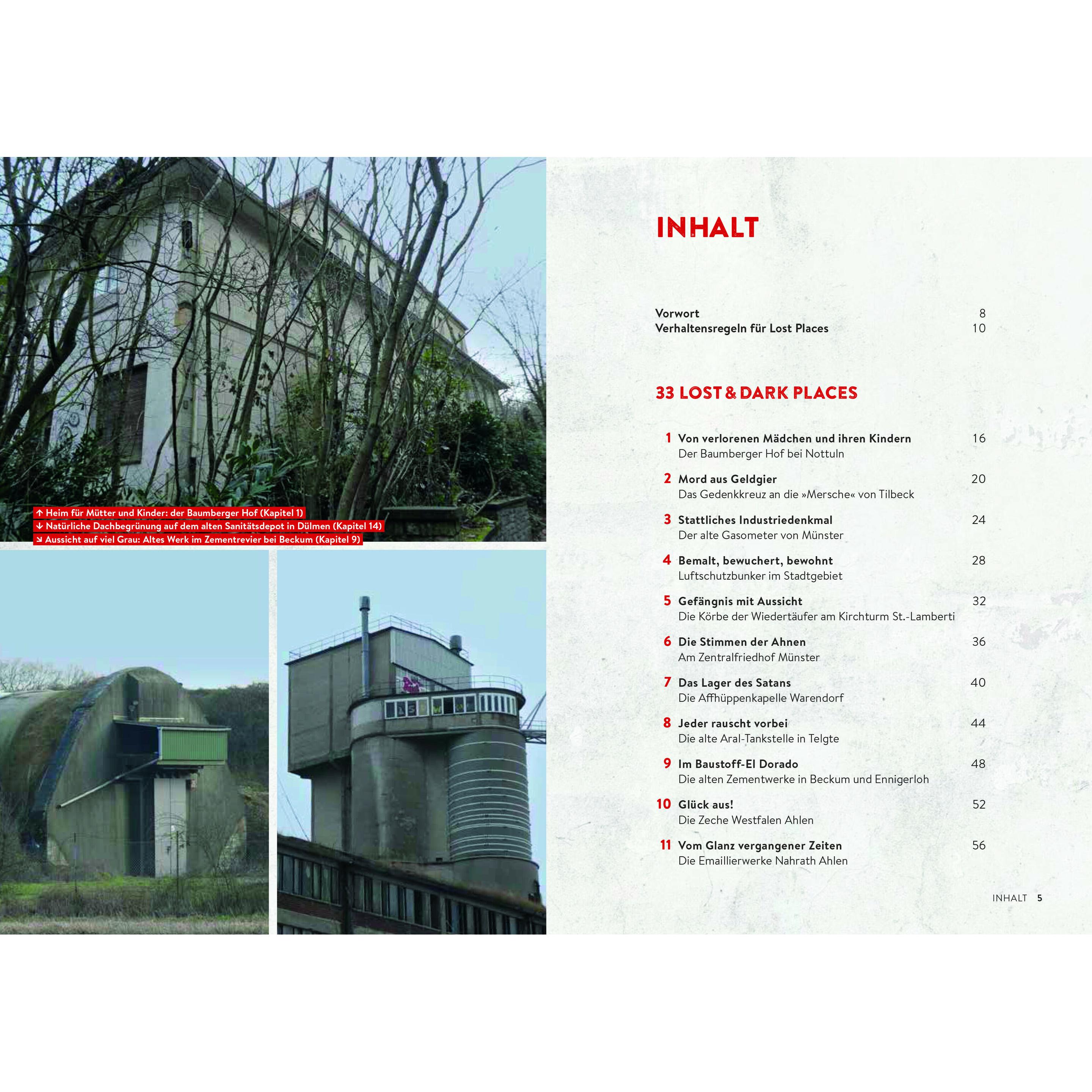 Thumbnail - Lost & Dark Places Münsterland, Ratgeber von Oliver Hübner