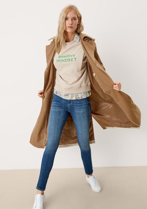 Actual product image s.Oliver Chic long sleeve coat with loose fit