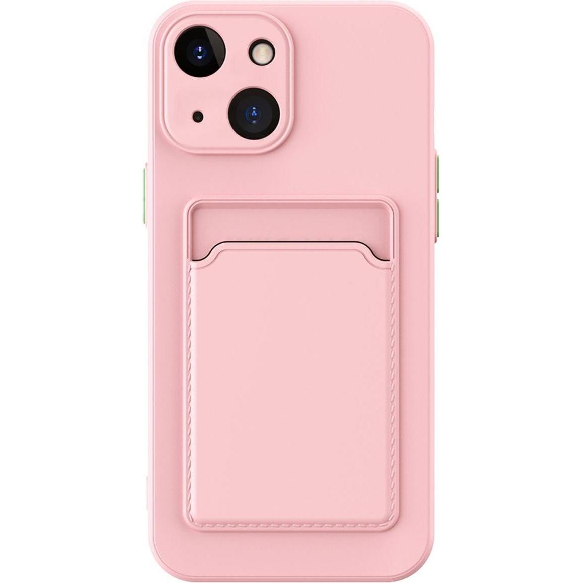 Thumbnail - König Design Schutz Handy Hülle für Apple iPhone 15 Case Back Cover Etuis Bumper Kartenfach (Apple iPhone 15), Smartphon...