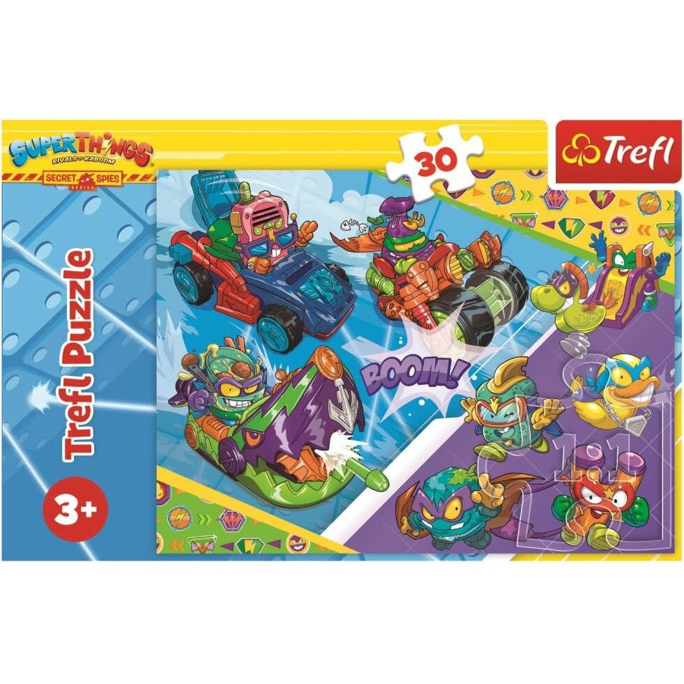 Thumbnail - Trefl Puzzle Super Things: die Super-Spione 30 Teile (30 Teile)
