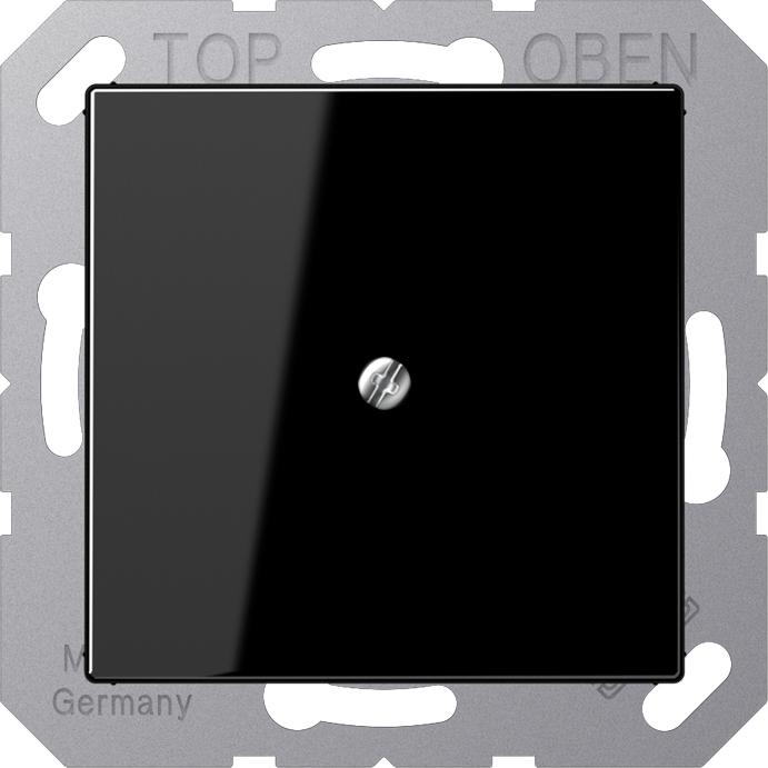 Actual product image JUNG Insert cable outlet A bw glz Screwfitting A590ASW