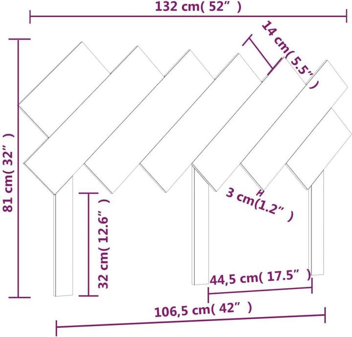 Immagine prodotto VidaXL Ute (132 x 3 x 81 cm)