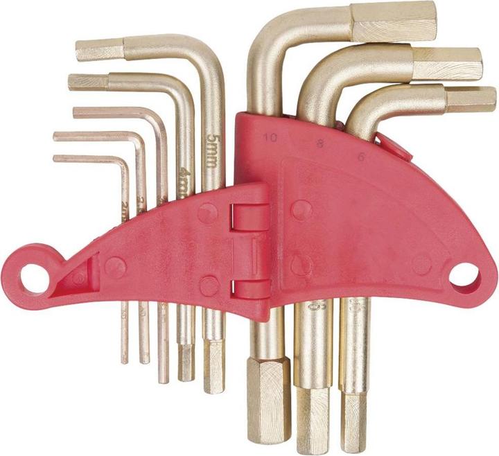 Actual product image KS Tools BRONZEplus Allen spanner set inch 10 pcs.