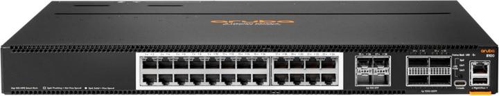 Productafbeelding Aruba HPE Networking CX8100 24x10G Base-T 4x10G SFP+ 4x40/100G QSFP28 FB 3Fan 2ACPSU SW Bundel EU nl (24 Havens)