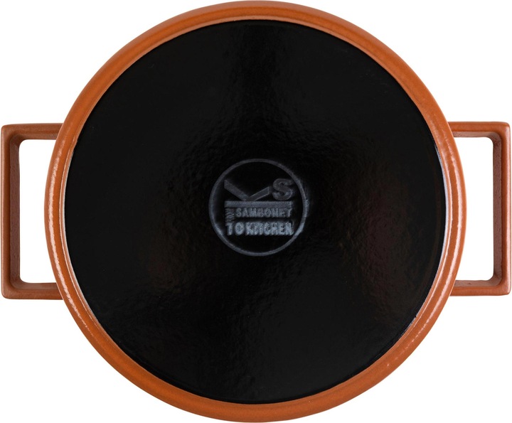 Immagine prodotto Sambonet Tritacarne in terracotta Cotto, 24,5 cm (24 cm, Pirofila + casseruola, Ghisa)