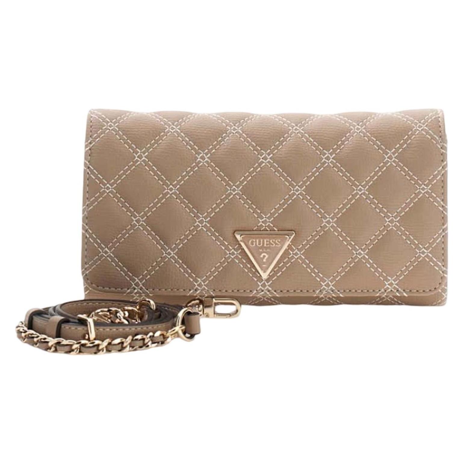 Guess, Damen, Handtasche, Giully Ii Xbody Flap Organizer, Braun