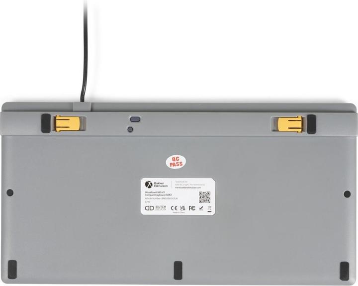 Productafbeelding Bakker Elkhuizen BNEU950V2DE BAKKER Ultraboard 950 V2 Toetsenbord DE met kabel QWERTZ (DE, Bedraad)