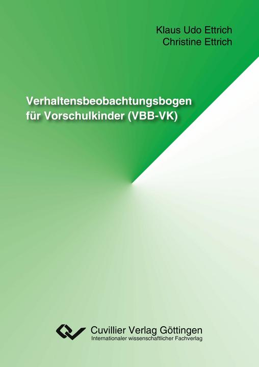 Produktbild Verhaltensbeobachtungsbogen für Vorschulkinder (VBB-VK) mit CD (Deutsch, 2010)