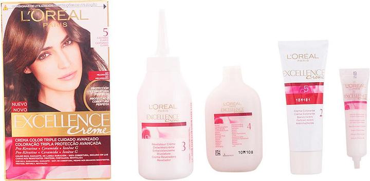 Image du produit L'Oréal Paris EXCELLENCE Encre crème #5-castaño claro (#5-castaño claro)