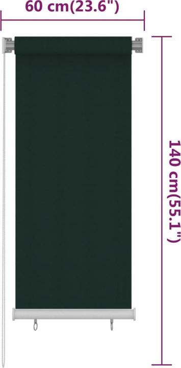 Image du produit vidaXL Store roulant (60 x 140 cm)