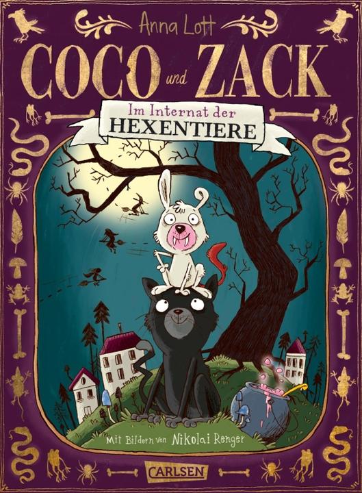 Actual product image Coco and Zack - At the boarding school of the witch animals (Anna Lott, Nikolai Renger, German)