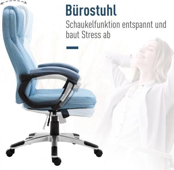 Produktbild Vinsetto Bürostuhl mit Wippfunktion