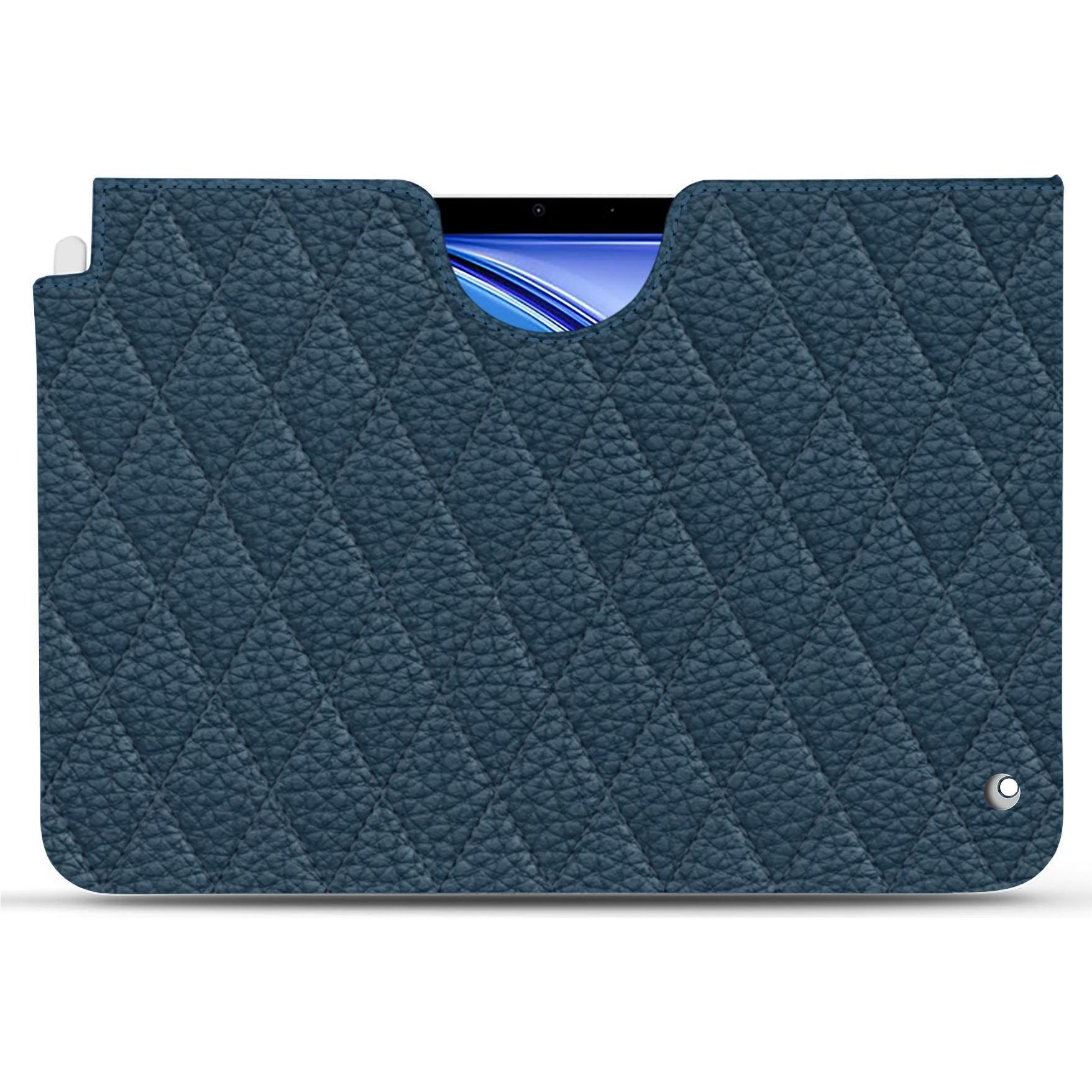 Noreve Lederschutzhülle (iPad Air 2020 (4. Gen), iPad Air 2022 (5. Gen)), Tablet Hülle, Blau