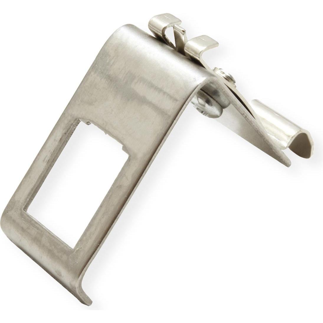 Thumbnail - Value Hutschienen-Adapter unbestückt, für 1 Keystone (Antennenkabel), Antennenkabel