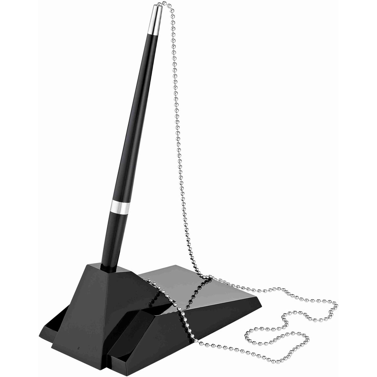 Alco, Schreibstifte, Kugelschreiberständer Kette 55cm schwarz (Schwarz, 1 x)