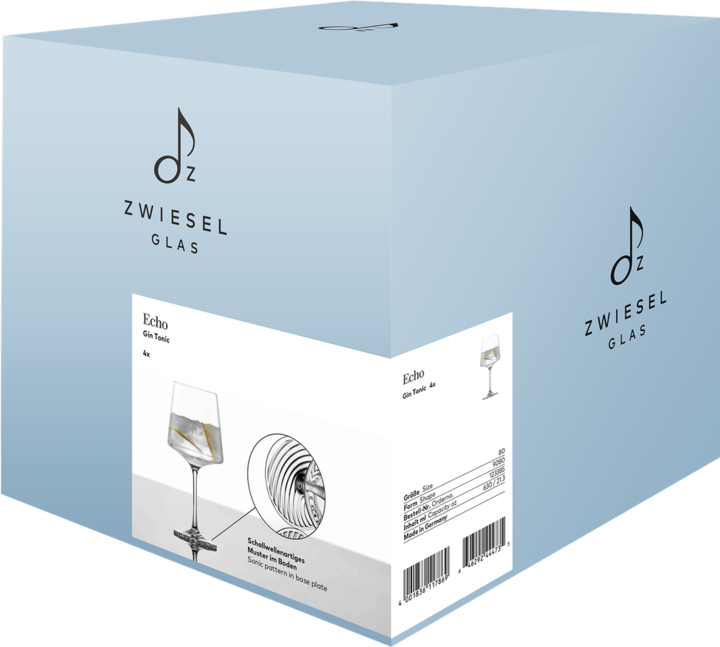 Produktbild Zwiesel Gin Tonicglas 'Echo' (6.30 dl, 4 x, Gin Gläser)