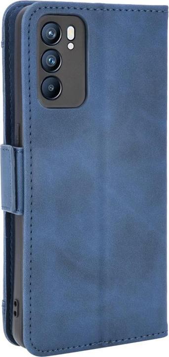 Produktbild Cover-Discount OPPO Reno6 - Etui mit vielen Kartenfächer dunkelblau (Oppo Reno 6)