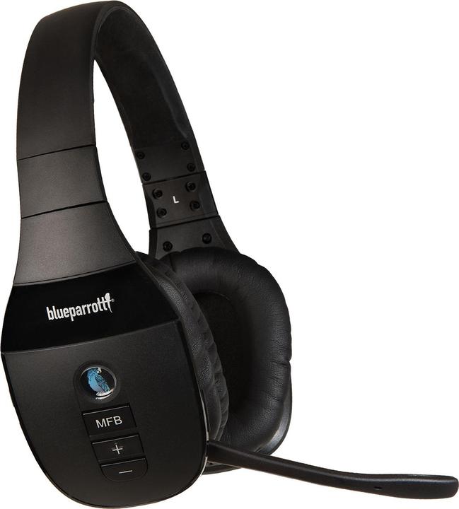 Actual product image Jabra BlueParrott S450-XT, Headset, Head-band, Office/Call center, Black, Binaural, Volume +, Volume (Wireless, USB-C)