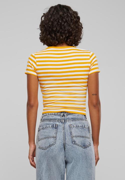 Produktbild Urban Classics Ladies Short Striped Tee - 142651 (3XL)