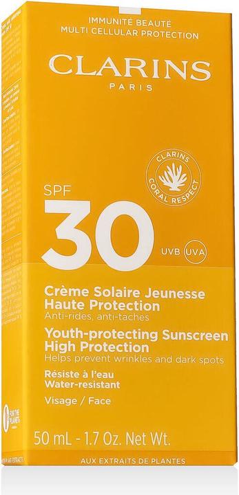 Image du produit Clarins Crème Solaire SPF 30 (Crème solaire visage, SPF 30, 50 ml, 50 g)