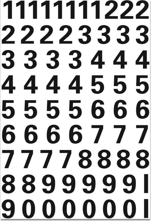 Produktbild HERMA Zahlen Etiketten