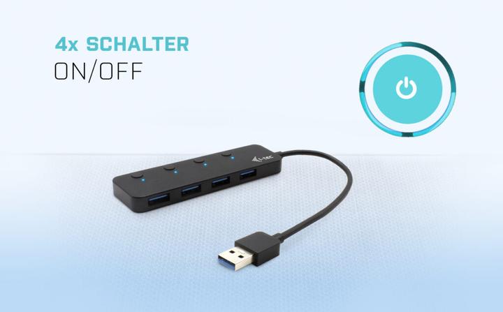 Produktbild i-tec Metal Hub 4 Port (USB-A, 4 Ports)
