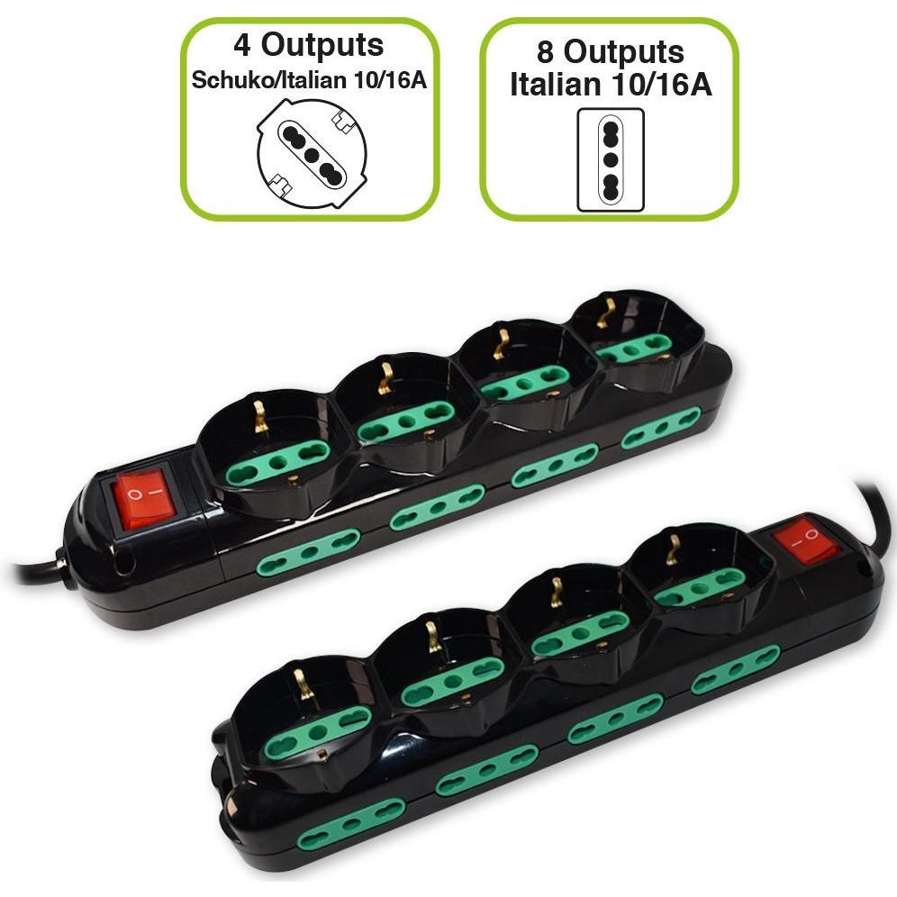 Tecnoware, Ciabatta multipresa, Power Systems Multipresa Power Cleaner 12