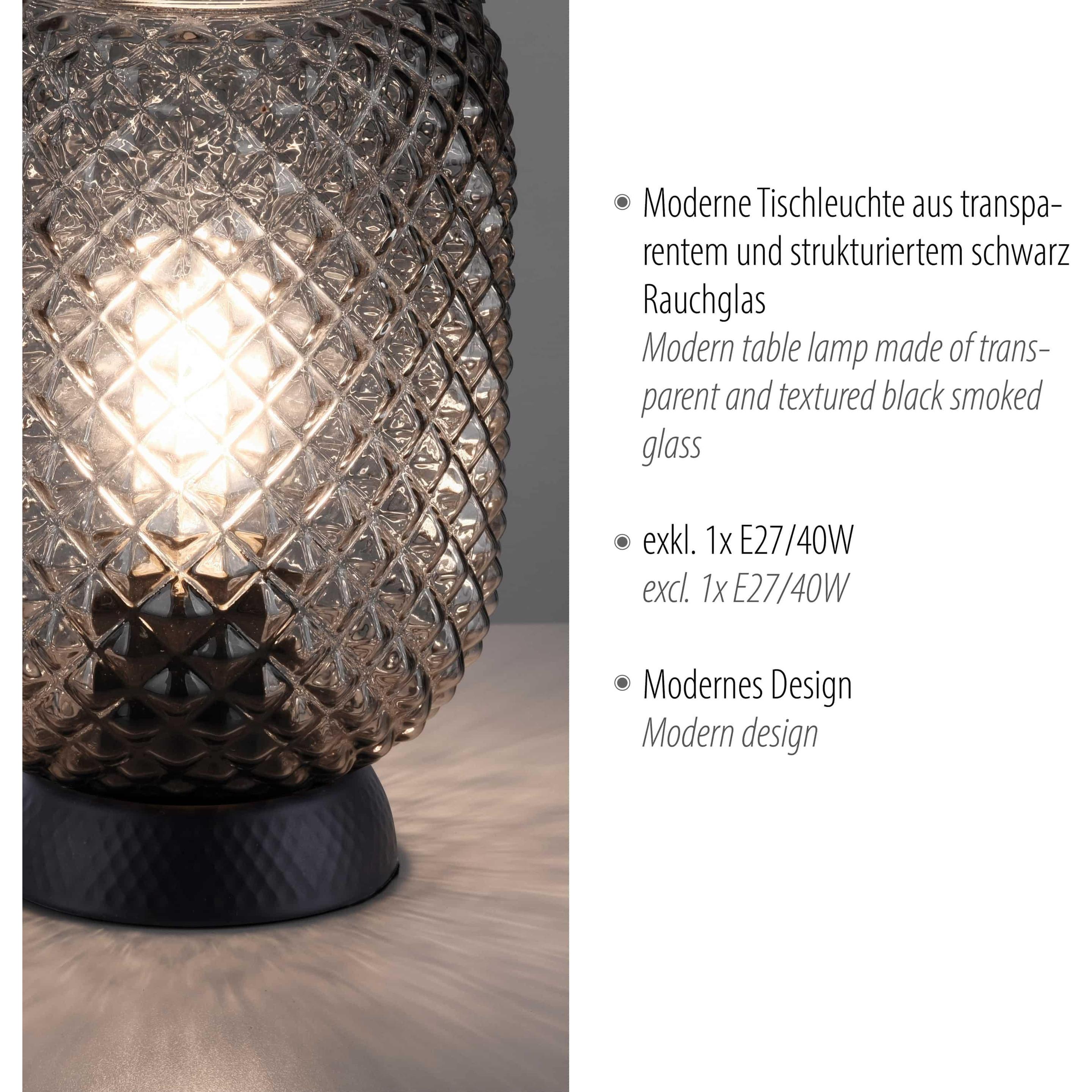 Thumbnail - Just Light, Tischlampe, Tischleuchte 14906-18 schwarz, E27 (E27)