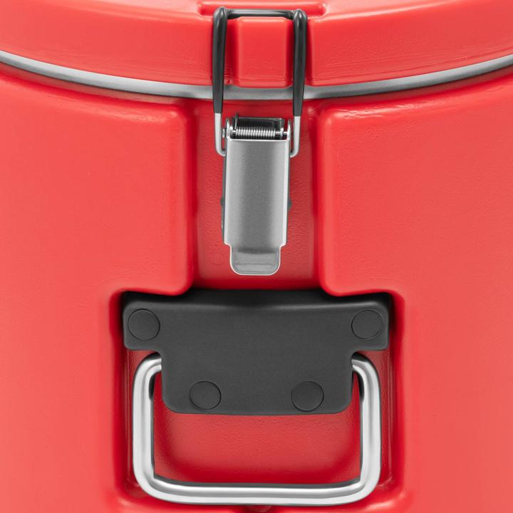 Actual product image Royal Catering Thermobehälter Edelstahl Thermobox Warmhaltebehälter Speisen Ablasshahn 15 L