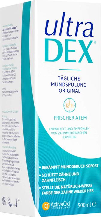 Immagine prodotto Ultradex Collutorio, soluzione da 500 ml (500 ml, Collutorio)