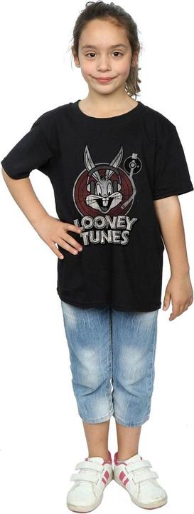 Produktbild Looney Tunes Bugs Bunny Circle Logo TShirt Mädchen (128)