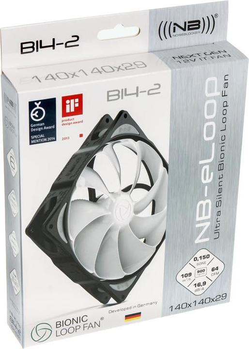 Produktbild Noiseblocker NB-eLoop Fan B14-2 (140 mm, 1 x)