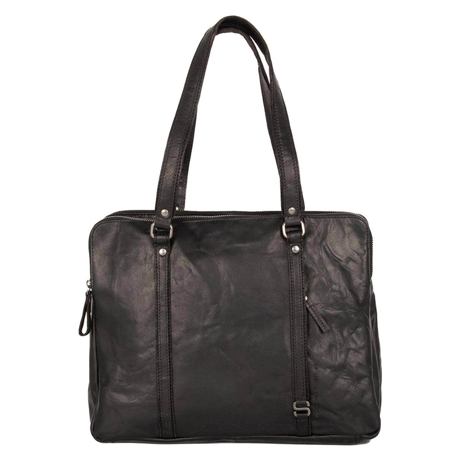 Spikes & Sparrow, Herren, Handtasche, Kansas Shoulderbag, Schwarz