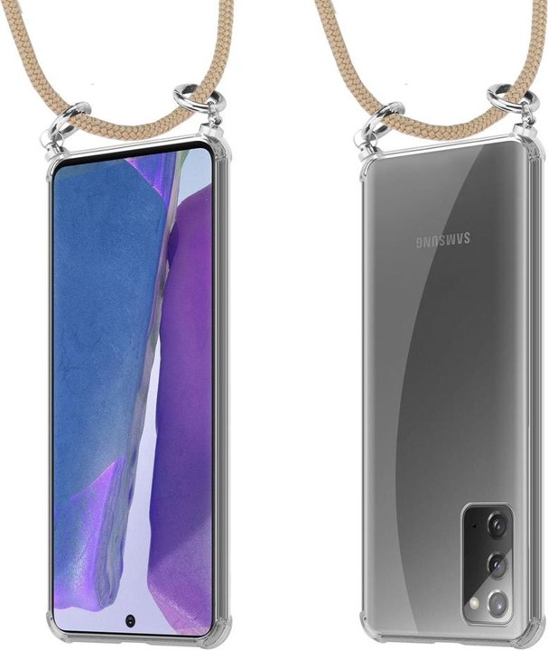 Produktbild Cadorabo TPU Handy Kette SILBER Cover