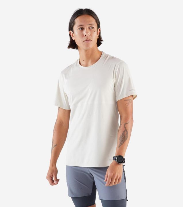 Actual product image Kiprun Laufshirt kurzarm Herren Langstrecke - Run 900 Ultra beige (XXL)