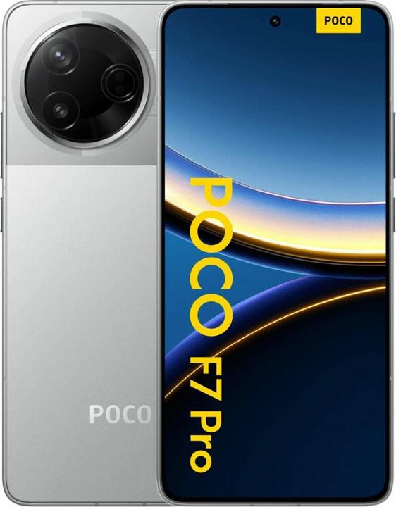 Productafbeelding Xiaomi Poco F7 Pro (512 GB, Zilver, 6.67", Dubbele SIM, 5G)